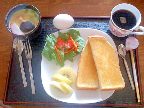 茶碗蒸しつきモーニング?